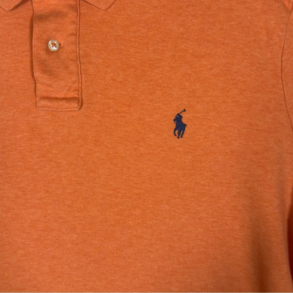 Ralph Lauren Orange‎ Short-Sleeve Polo with Navy Pony